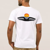 Bubla Chanの背部保護装置の具象 Tシャツ (裏面)