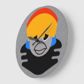 Bubla Chan Clupkitz Chroniker ラージ壁時計 (傾斜)