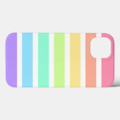 Bublegum rainbowと白いストライプケースメイトiPho Case-Mate iPhoneケース (裏面 (横))