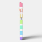 Bublegum rainbowと白いストライプケースメイトiPho Case-Mate iPhoneケース (裏面 / 左)