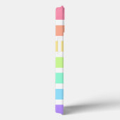 Bublegum rainbowと白いストライプケースメイトiPho Case-Mate iPhoneケース (裏面 / 右)