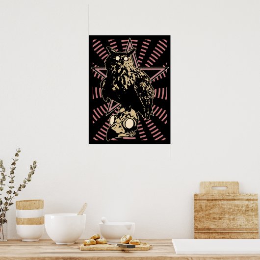 Bubo-Bubo & The 王室の ALIENESS ポスター (キッチン)