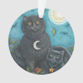 BUBO & PYEWACKET, BLACK CATS HOLIDAYオーナメントRnd オーナメント (正面)