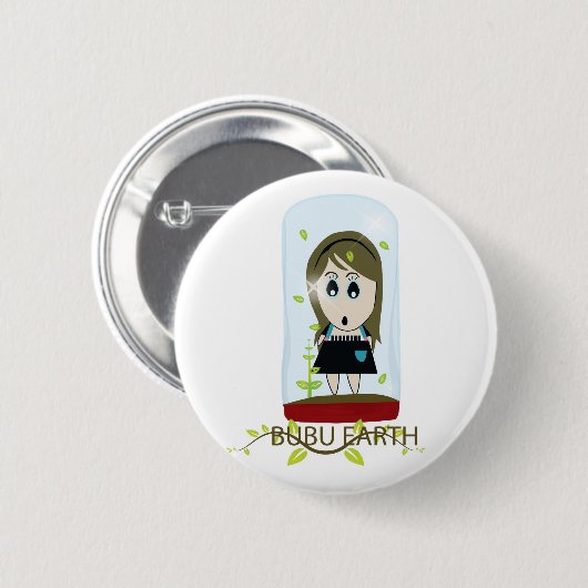 BUBUの地球 缶バッジ (正面&裏面)
