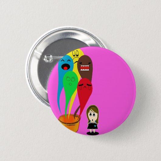 BUBU FANTASMAS 缶バッジ (正面&裏面)