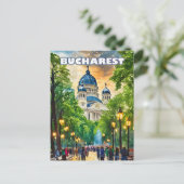 Bucarest, cœur battant de la Roumanie ポストカード (スタンド正面)