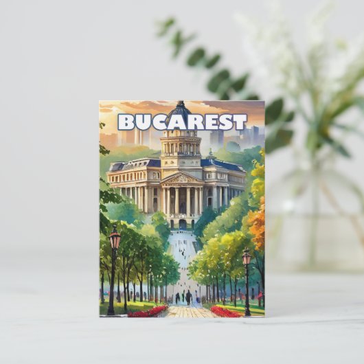 Bucarest dévoile son charme ポストカード (スタンド正面)