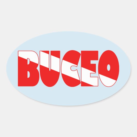 Buceo (スペインの) 楕円形シール (正面)