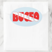 Buceo (スペインの) 楕円形シール (バッグ)