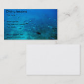 Buceo en el mar 名刺 (正面/裏面)
