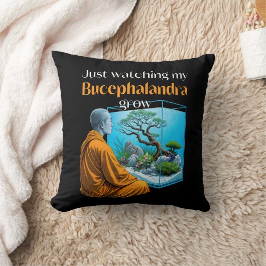 Bucephalandra Zen – A Meditative Aquascaping クッション (ブランケット)