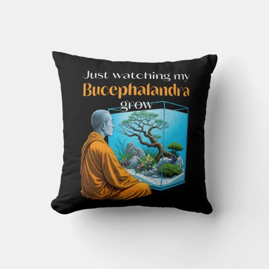 Bucephalandra Zen – A Meditative Aquascaping クッション (正面)