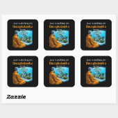 Bucephalandra Zen – A Meditative Aquascaping スクエアシール (シート)