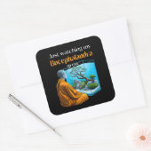 Bucephalandra Zen – A Meditative Aquascaping スクエアシール (封筒)