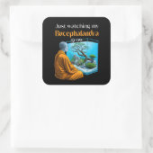 Bucephalandra Zen – A Meditative Aquascaping スクエアシール (バッグ)