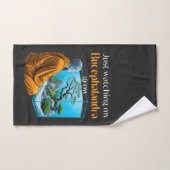 Bucephalandra Zen – A Meditative Aquascaping ハンドタオル (ハンドタオル)