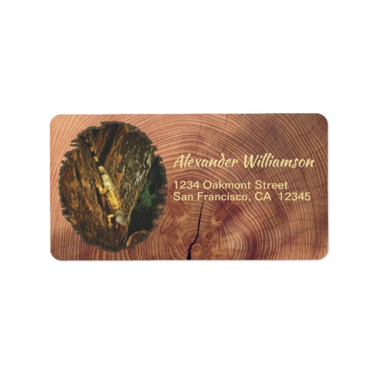 Bucerias Iguana 1069アドレス ラベル (正面)