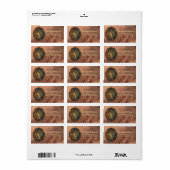 Bucerias Iguana 1069アドレス ラベル (フルシート)