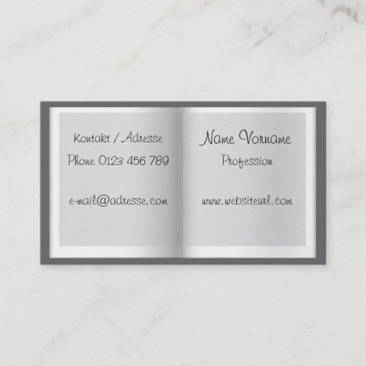 Buch 名刺 (正面)