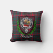 Buchan Scottish Clan Tartan & Crest クッション (正面)