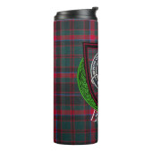 Buchan Scottish Clan Tartan & Crest タンブラー (回転左)