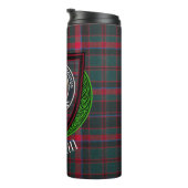 Buchan Scottish Clan Tartan & Crest タンブラー (回転右)