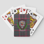 Buchan Scottish Clan Tartan & Crest トランプ (裏面)