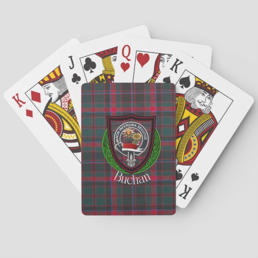 Buchan Scottish Clan Tartan & Crest トランプ (裏面)