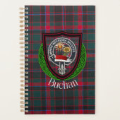 Buchan Scottish Clan Tartan & Crest プランナー手帳 (正面)