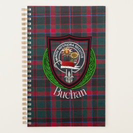 Buchan Scottish Clan Tartan & Crest プランナー手帳