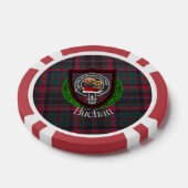 Buchan Scottish Clan Tartan & Crest ポーカーチップ (シングル)
