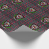 Buchan Scottish Clan Tartan & Crest ラッピングペーパー (角)