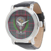 Buchan Scottish Clan Tartan & Crest 腕時計 (アングル)