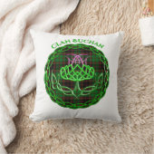 Buchan Scottish Tartan Celtic Thistle クッション (ブランケット)