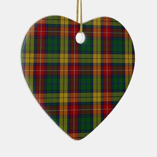 Buchananの一族家族のタータンチェック セラミックオーナメント (右)