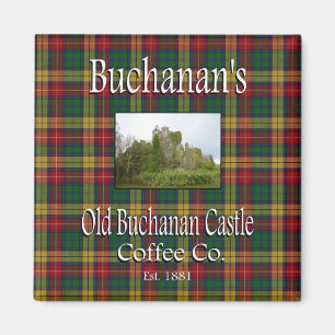 Buchananの古いBuchananの城のコーヒーCo.磁石 マグネット