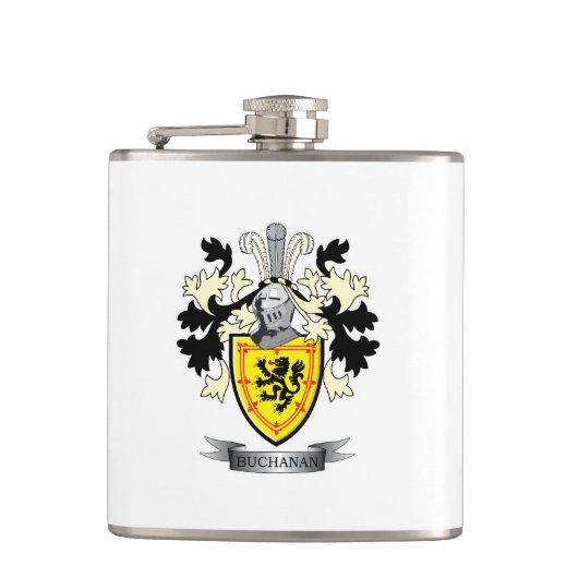 Buchananの家紋の紋章付き外衣 フラスク (正面)
