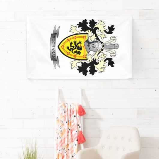 Buchananの家紋の紋章付き外衣 横断幕 (インサイチュ)