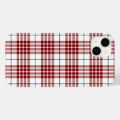 Buchanan タルタン 赤 白 チェック Case-Mate iPhoneケース (裏面 (横))