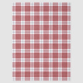 Buchanan tartan red white plaid 薄葉紙 (正面)