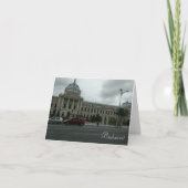 Bucharestノートカード、標準の白い封筒 カード (正面)