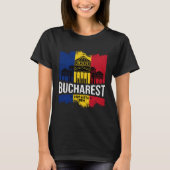 Bucharest Bucuresti Romania National Pride Patriot Tシャツ (正面)