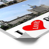Bucharest - I Love - Romania - ポスター (角)