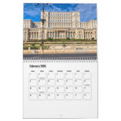 Bucharest-Romania Calendar カレンダー (2月 2026)