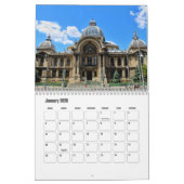 Bucharest-Romania Calendar カレンダー (1月 2026)