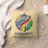 Bucharest Romania Eastern European クッション (ブランケット)