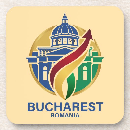 Bucharest Romania Eastern European コースター (正面)