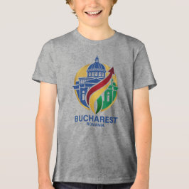 Bucharest Romania Eastern European トライブレンドＴシャツ