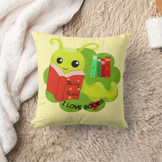 Bücherwurm クッション (ブランケット)