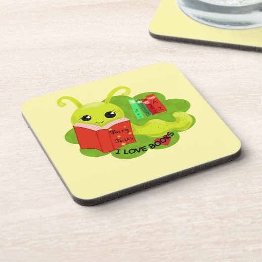 Bücherwurm コースター (左側)